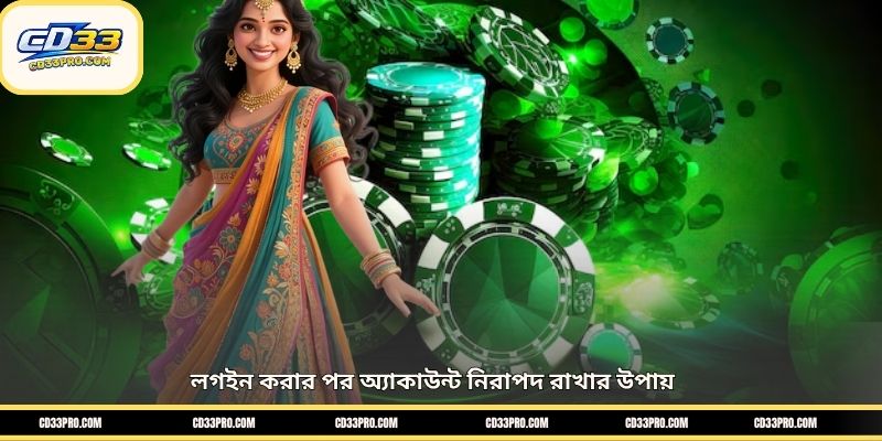 লগইন করার পর অ্যাকাউন্ট নিরাপদ রাখার উপায়